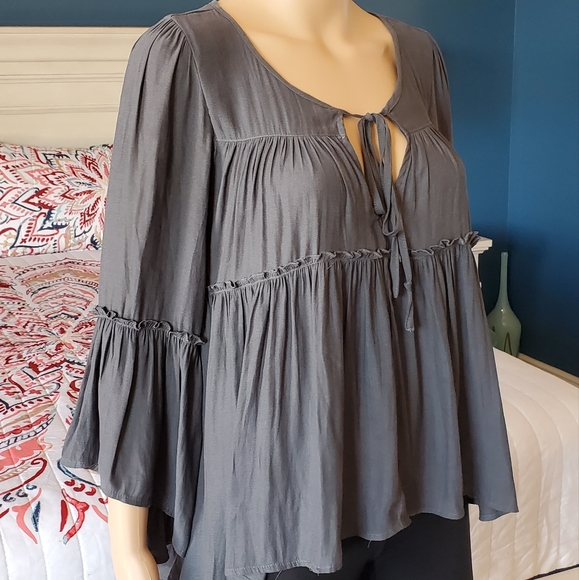 FREE PEOPLE BOHO BLOUSE SZ Sm - Picture 13 of 15